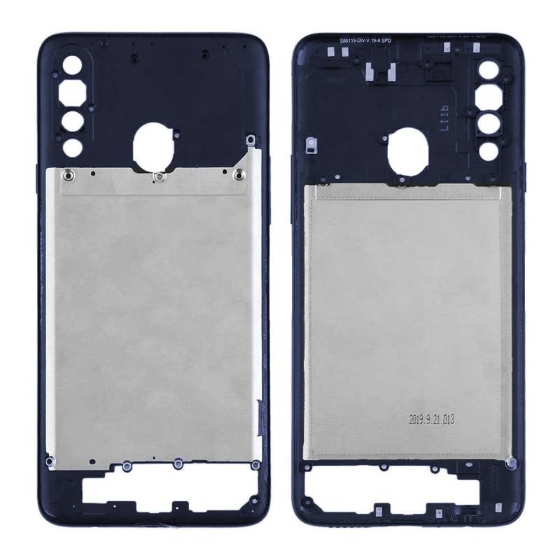 Carcasa Intermedia Samsung Galaxy A20s, A207 Azul
