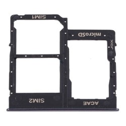 Bandeja Sim y MicroSd para Samsung Galaxy A31 (A315) Negro