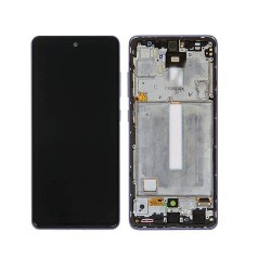 Pantalla Completa Original con Marco Samsung Galaxy A52 (A525) Plata