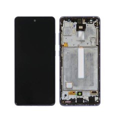 Pantalla Completa Original con Marco Samsung Galaxy A52 (A525) Azul