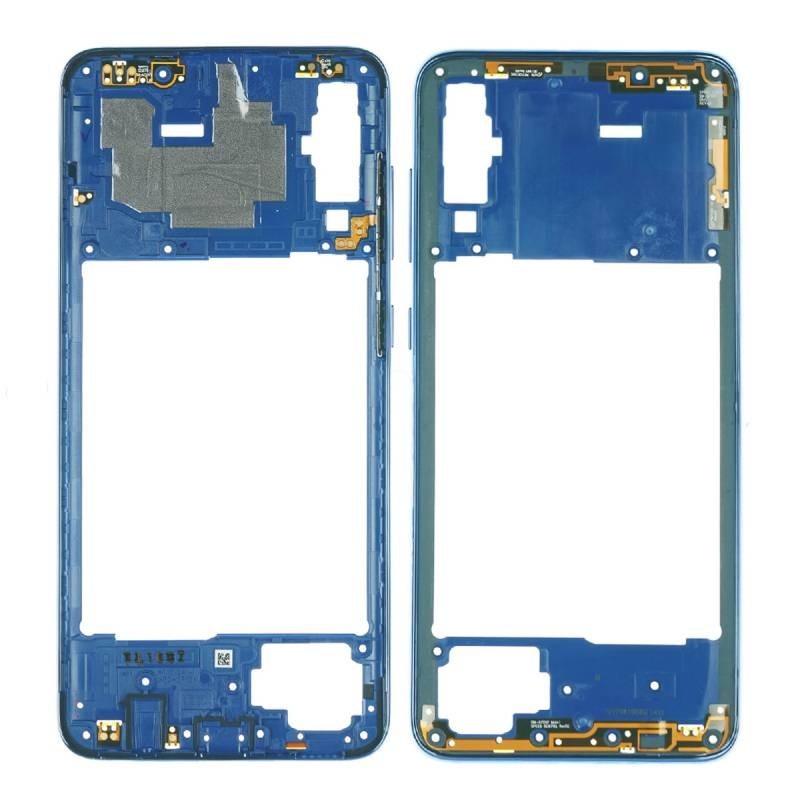 Carcasa Intermedia Samsung Galaxy A70 (A705) Azul