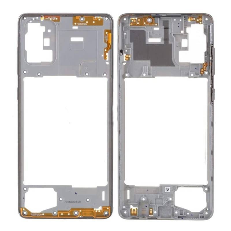 Carcasa Intermedia Samsung Galaxy A71 (A715) Gris