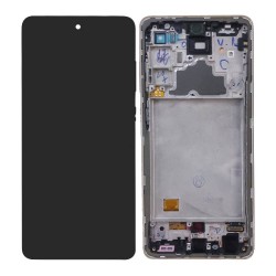 Pantalla Completa Original con Marco Samsung Galaxy A72 5G (A725, A726) Blanco