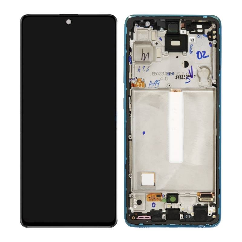 Pantalla Completa Original con Marco Samsung Galaxy A52 5G Azul