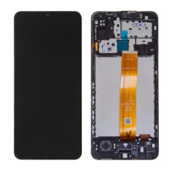 Pantalla Completa Original Lcd + Tactil + Marco Samsung Galaxy M12 (M127) Negra