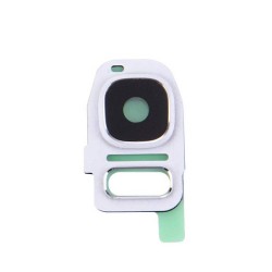 Embellecedor Con Lente Camara Trasera Samsung Galaxy S7 G930 / S7 Edge G935 Color Plata
