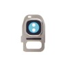 Embellecedor con Lente Cámara Trasera Samsung Galaxy S7, G930F / S7 Edge G935 Dorado