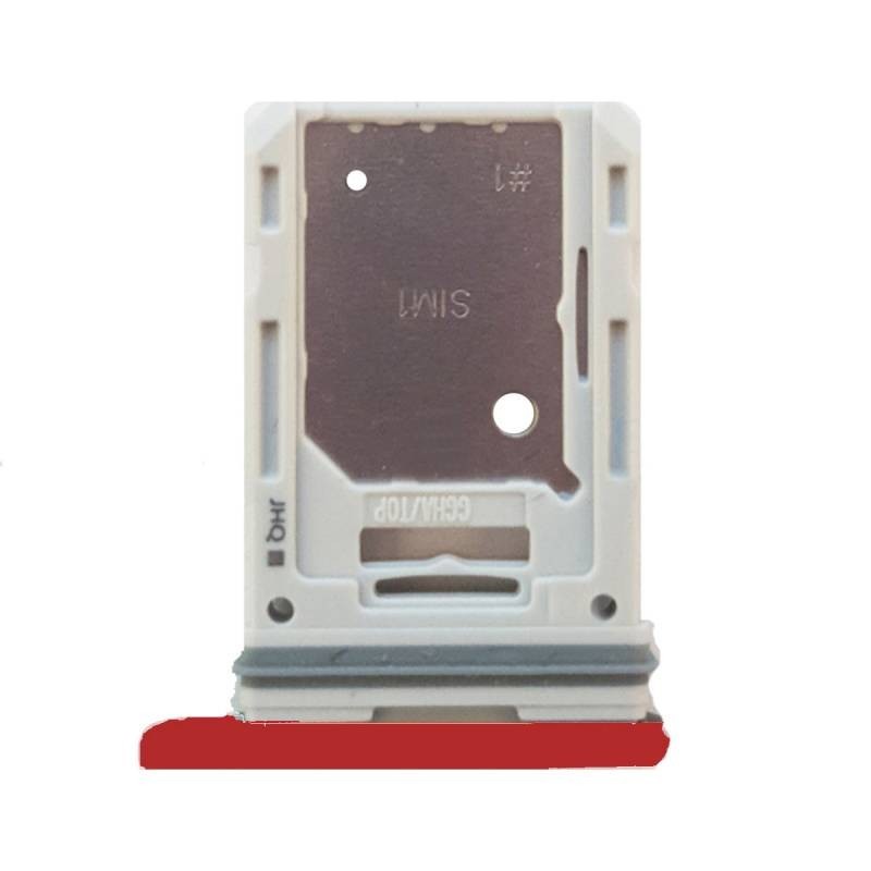 Bandeja Dual Sim y MicroSd Samsung Galaxy S20 FE G780 Rojo