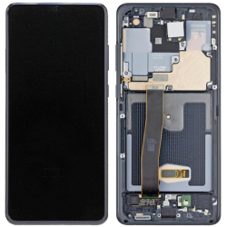 Pantalla Completa Original con Marco Samsung Galaxy S20 Ultra G988 Negra