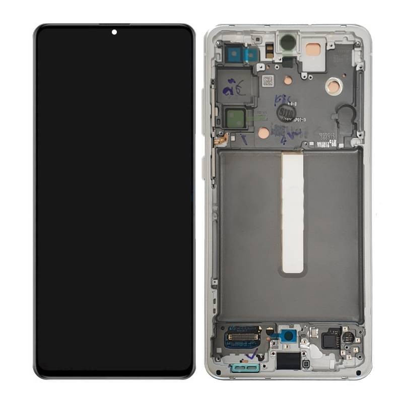 Pantalla Original Lcd + Tactil con Marco Samsung Galaxy S21 FE (G990) Plata