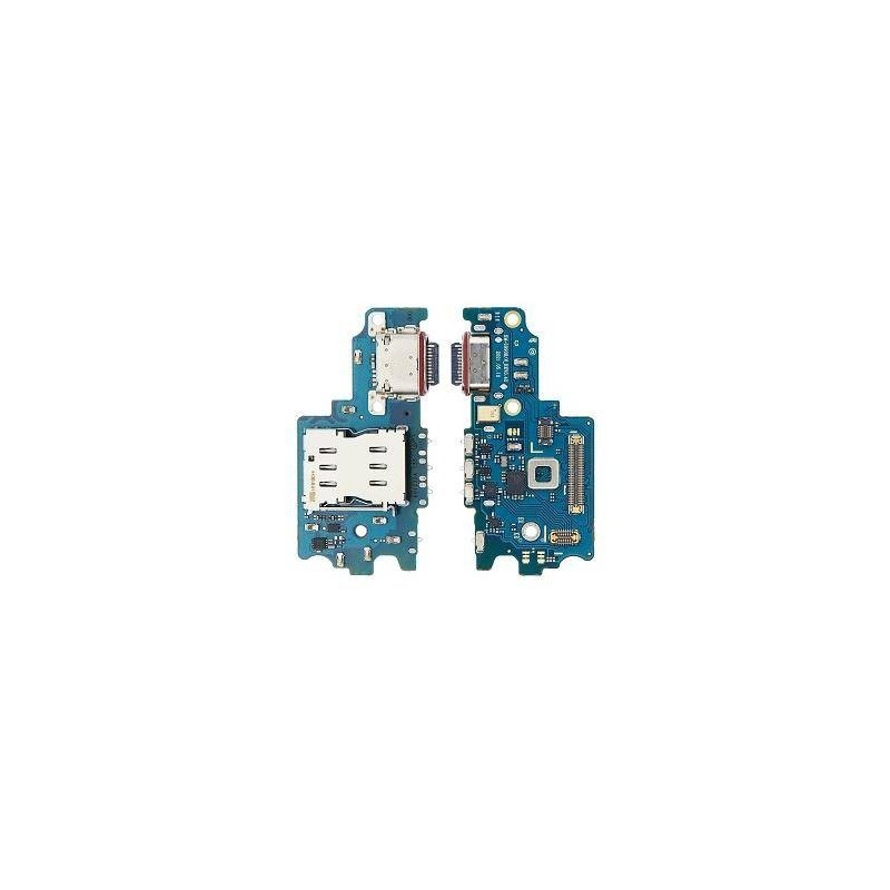 Placa Conector de Carga y Lector Sim Samsung Galaxy S21 FE (G990)