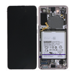Pantalla Completa Original Samsung Galaxy S21 5G (G991) Rosa