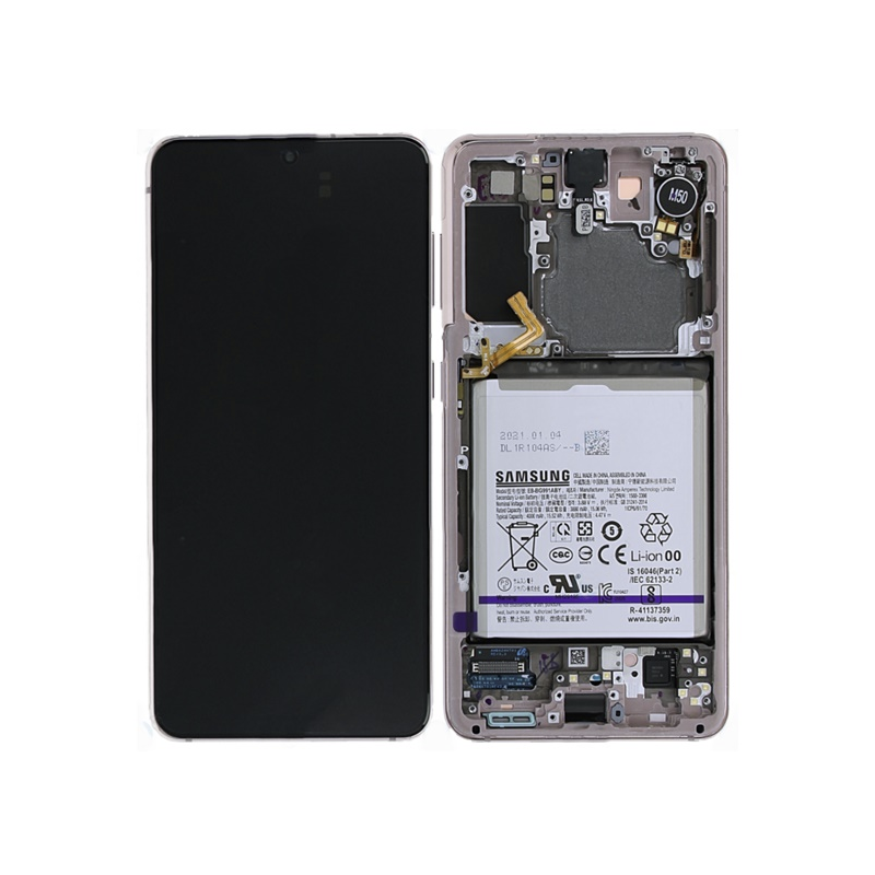 Pantalla Completa Original Samsung Galaxy S21 5G (G991) Rosa