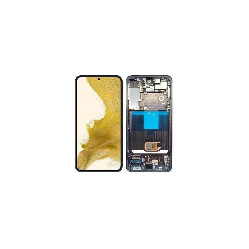Pantalla Original Lcd + Tactil con Marco Samsung Galaxy S22 5G Negra