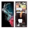 Pantalla Original Lcd + Tactil con Marco Samsung Galaxy S22 Ultra S908 Burdeos