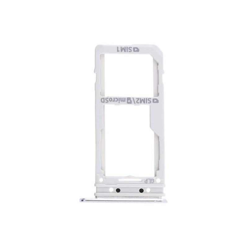 Bandeja SIM y MicroSD para Samsung Galaxy Note 8, N950 Plata