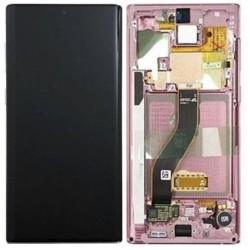 Pantalla Lcd + Tactil con Marco Samsung Galaxy Note 10 N970 Rosa