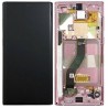 Pantalla Lcd + Tactil con Marco Samsung Galaxy Note 10 N970 Rosa