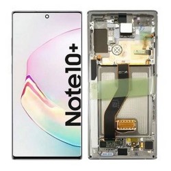 Pantalla Lcd + Tactil con Marco Samsung Galaxy Note 10 Plus N975 Plata