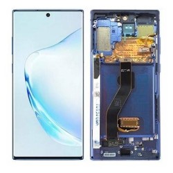 Pantalla Lcd + Tactil con Marco Samsung Galaxy Note 10 Plus N975 Azul