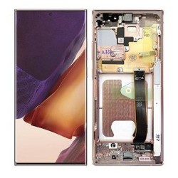 Pantalla Completa Original con Marco Samsung Galaxy Note 20 Ultra N986 Dorada-Bronze