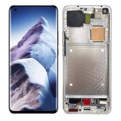 Pantalla Original Lcd + Tactil con Marco Xiaomi Mi 11 Ultra Plata M2102K1G