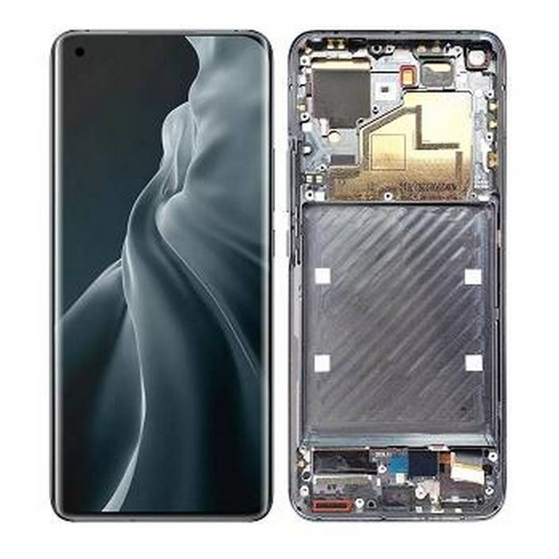 Pantalla Original Lcd + Tactil Con Marco Xiaomi Mi 11 5G Negro Tarnish