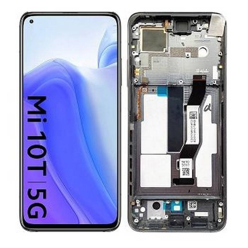 Pantalla Completa Original con Marco Xiaomi Mi 10T Negro