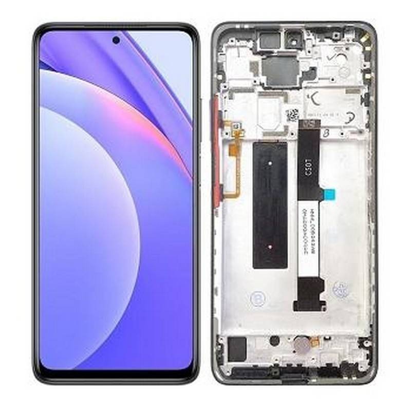 Pantalla Original con Marco Xiaomi Mi 10T Lite 5G Azul