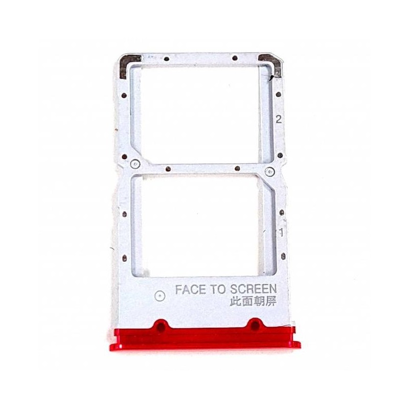 Bandeja SIM y MicroSD Xiaomi Mi 9T - Mi 9T Pro Rojo