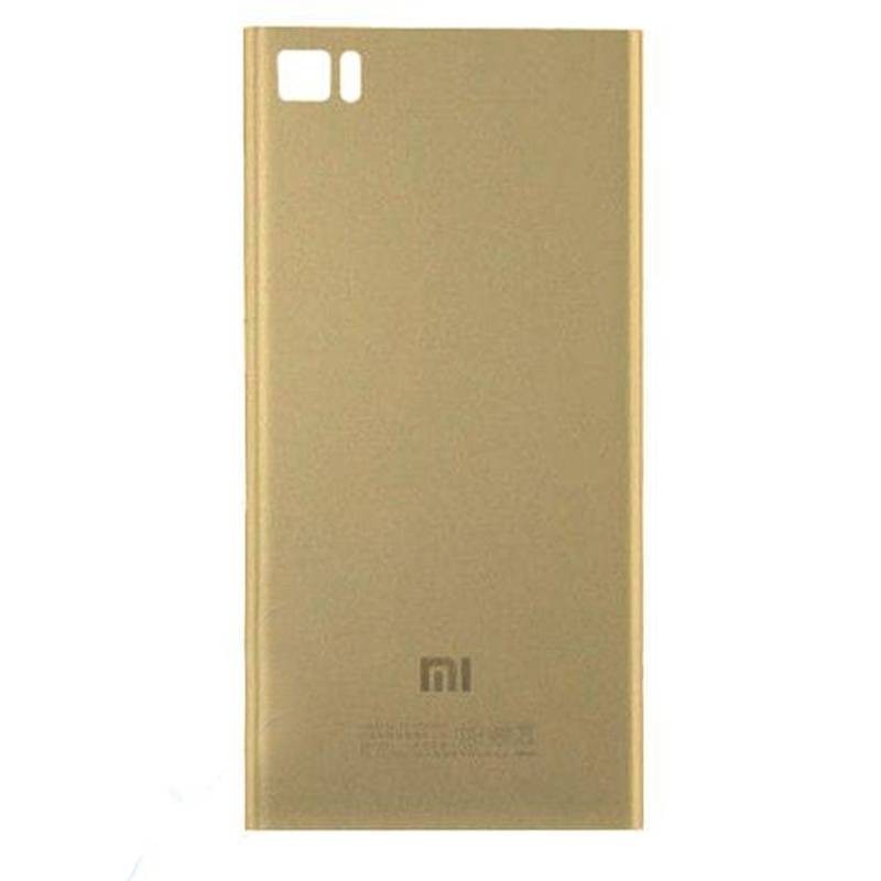 Tapa Trasera Xiaomi Mi 3 Dorado