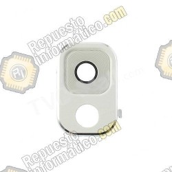 Lentilla de cristal protectora de camara trasera para Samsung Note 3 (N9005) (Blanco)