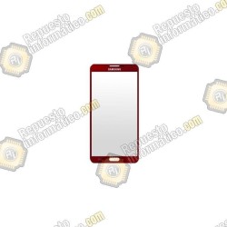 Cristal note 3 N9005 Rojo