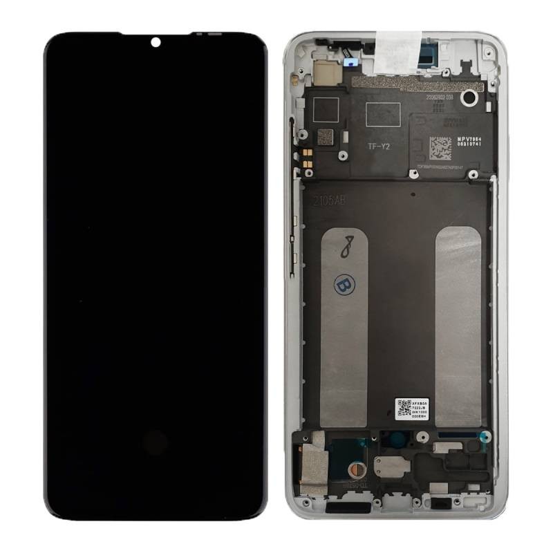 Pantalla Original Lcd + Tactil con Marco Xiaomi Mi 9 Lite Plata
