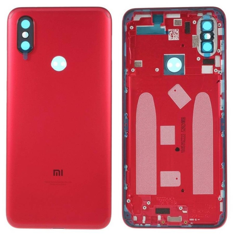 Tapa Trasera Xiaomi Mi A2, Mi 6X Rojo