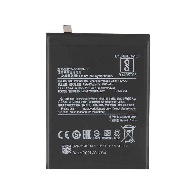 Bateria Xiaomi Mi A2, Mi 6X BN36