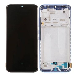Pantalla Lcd + Tactil con Marco Xiaomi Mi A3 Azul