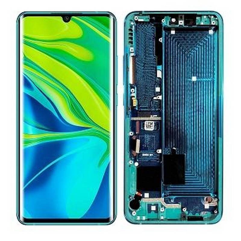Pantalla Original LCD + Tactil con Marco Xiaomi Mi Note 10 Lite Verde