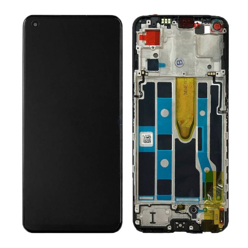 Pantalla Con Marco Oppo Reno 7 CPH2363 Negro