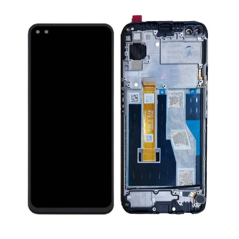 Pantalla Completa con Marco Oppo A92s Negro