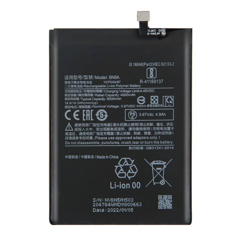 Bateria Xiaomi Redmi Note 10 5G BN5A
