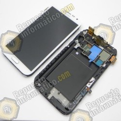 Pantalla (Lcd+Tactil+marco) Galaxy Note 2 N7105 (Blanca) (Directo de fabrica)