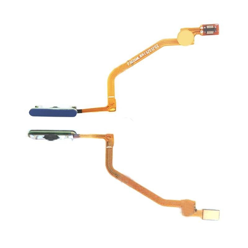 Flex Lector Huella Dactilar Xiaomi Redmi Note 9 Pro Azul