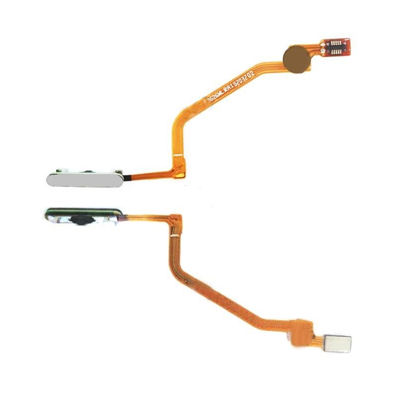 Flex Lector Huella Dactilar Xiaomi Redmi Note 9 Pro Plata