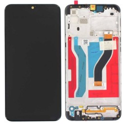 Pantalla Original Con Marco Samsung Galaxy A10s A107 Negra