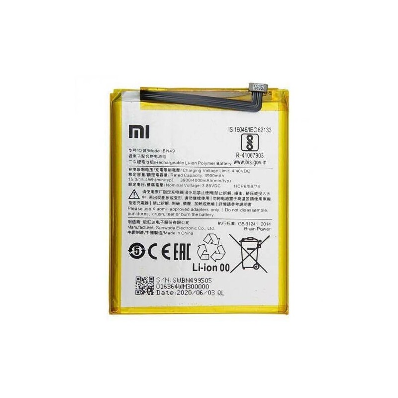 Bateria BN49 Xiaomi Redmi 7A
