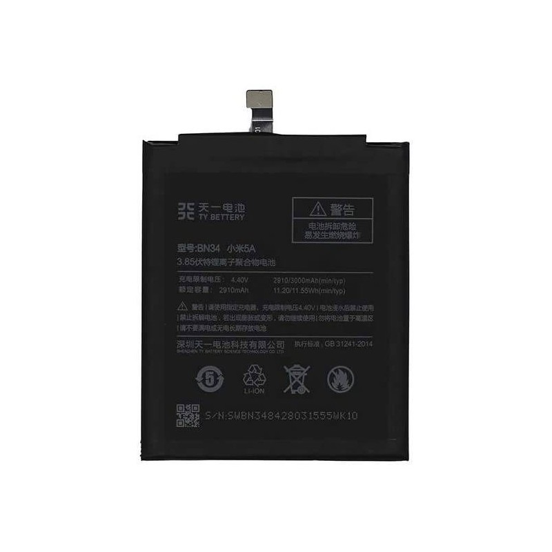 Bateria BN34 Xiaomi Redmi 5A