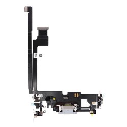 Flex Conector de Carga y Microfono iPhone 12 Pro Max Blanco