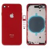 Chasis intermedio + Tapa trasera iPhone 8 Rojo