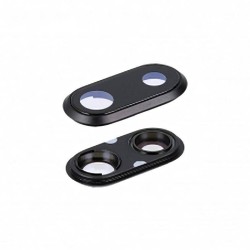 Lente Cámara Trasera con Embellecedor iPhone 8 Plus Negro